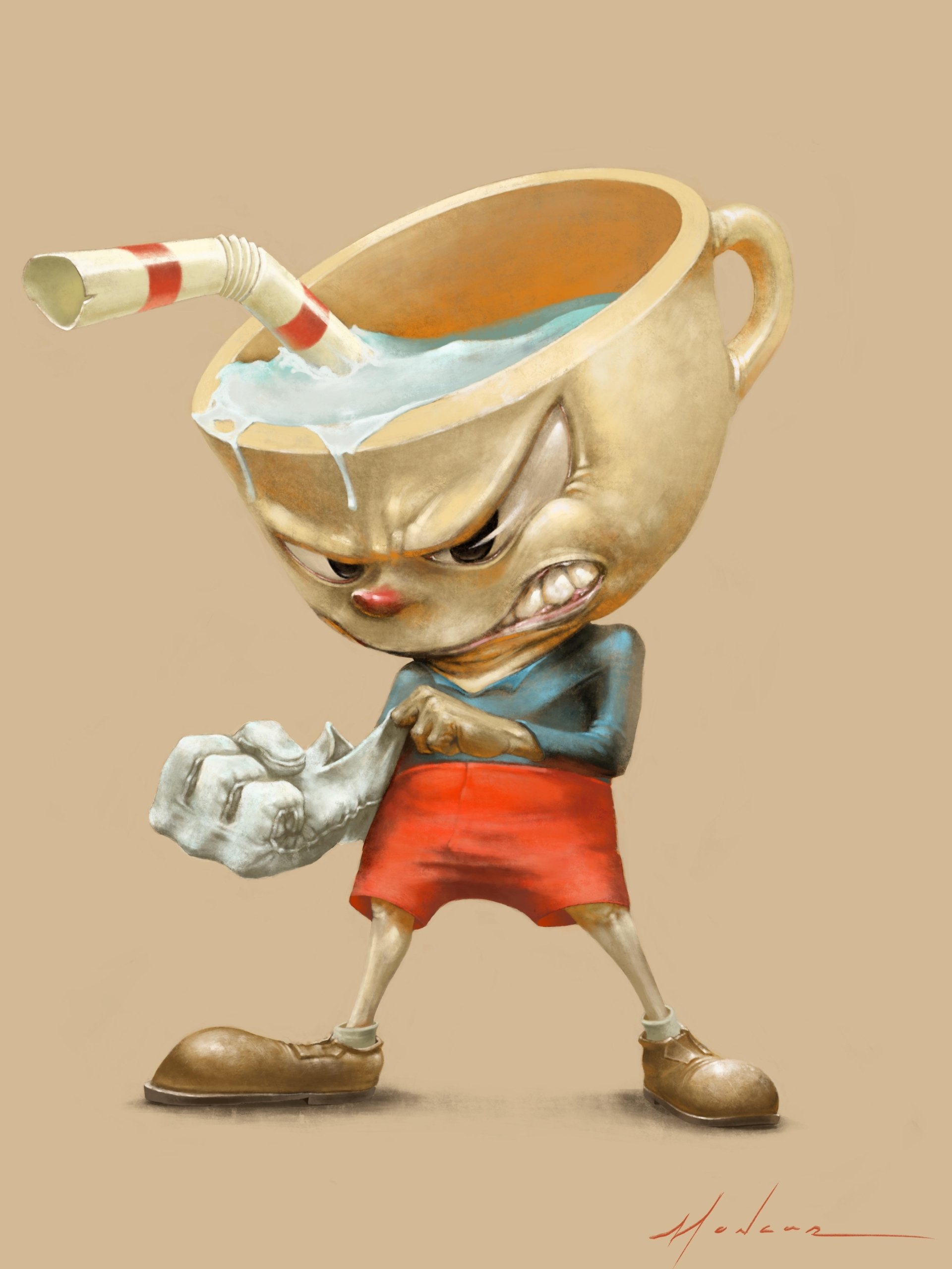 Download Video Game Cuphead Art