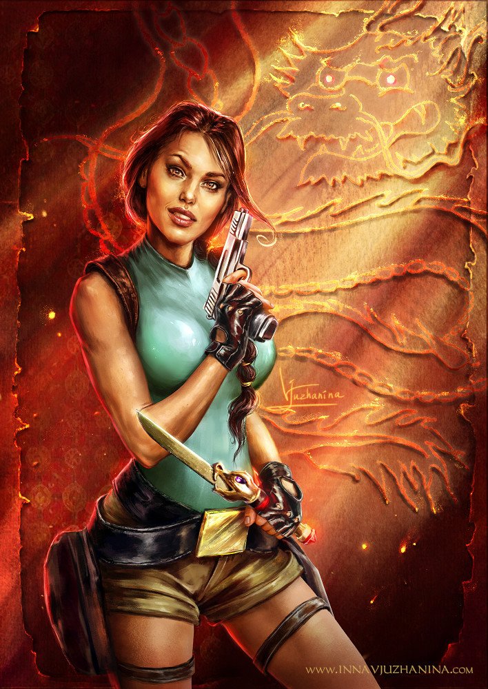 Download Lara Croft Video Game Tomb Raider Art