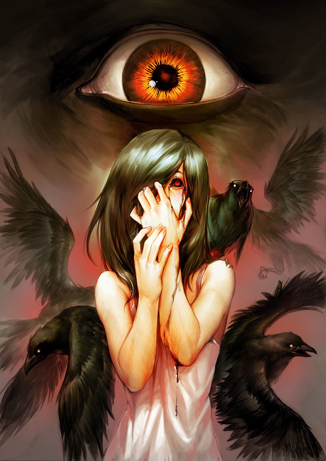 Download Eye Crow Anime Anime Eyes Art