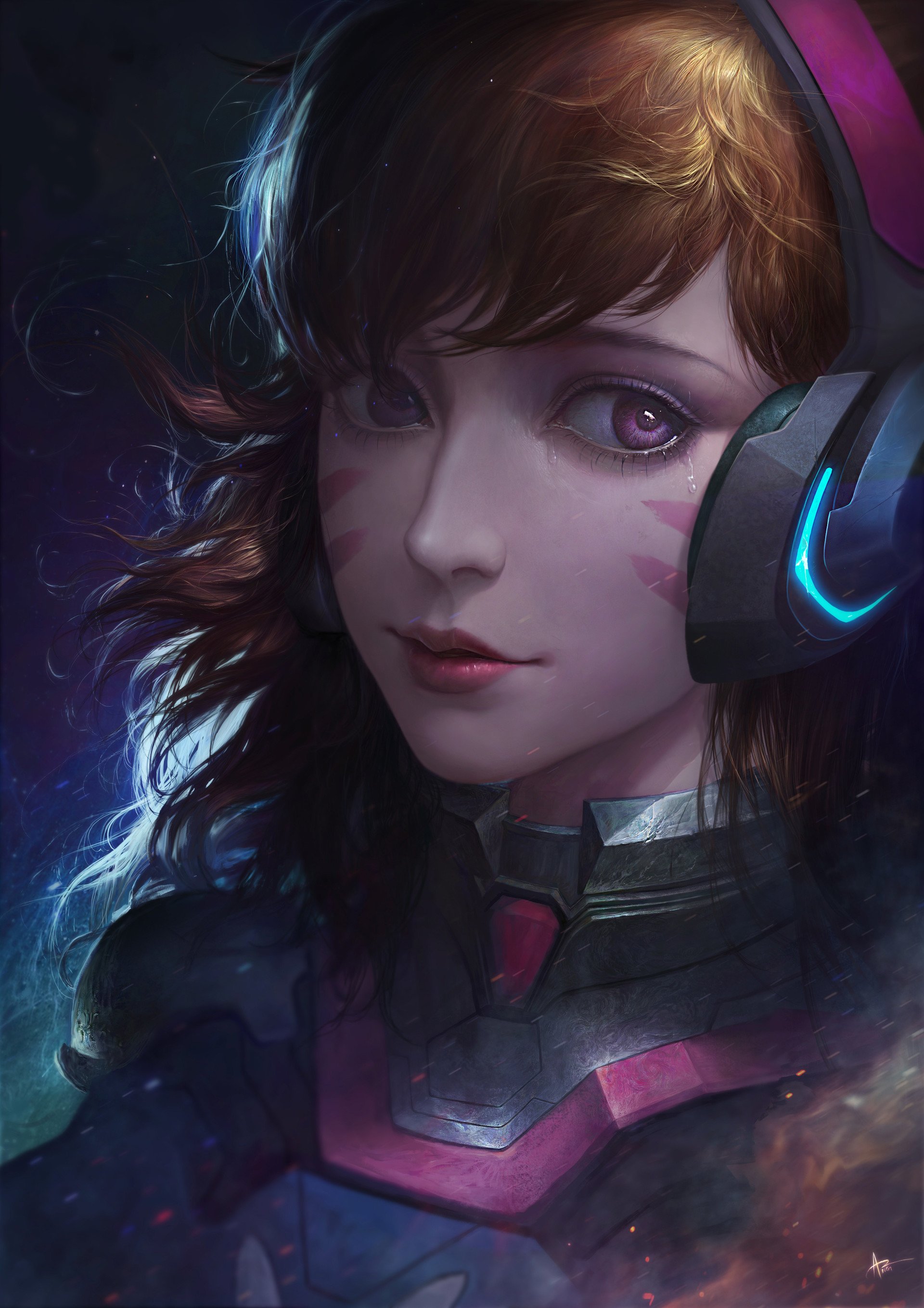 Download D.Va (Overwatch) Video Game Overwatch Art