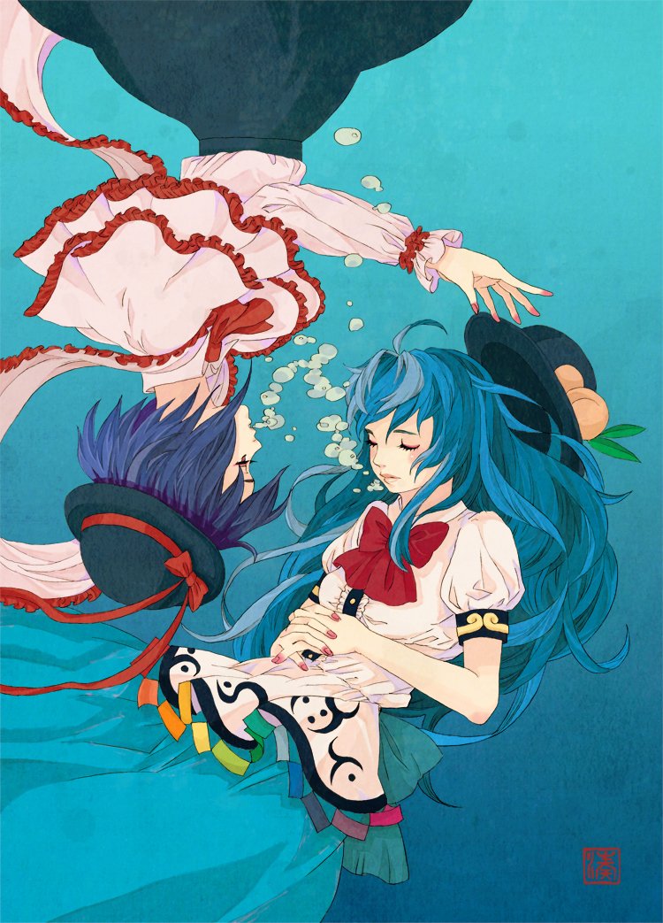 Download Tenshi Hinanawi Iku Nagae Anime Touhou Art