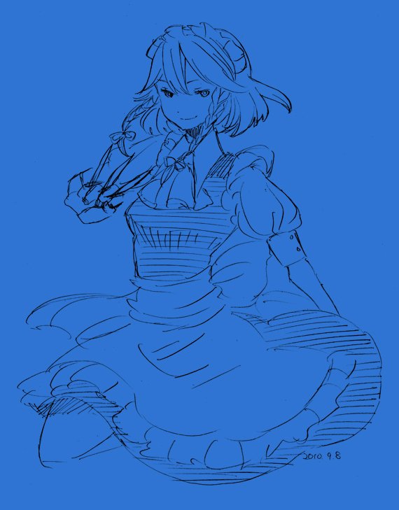 Download Sakuya Izayoi Anime Touhou Art