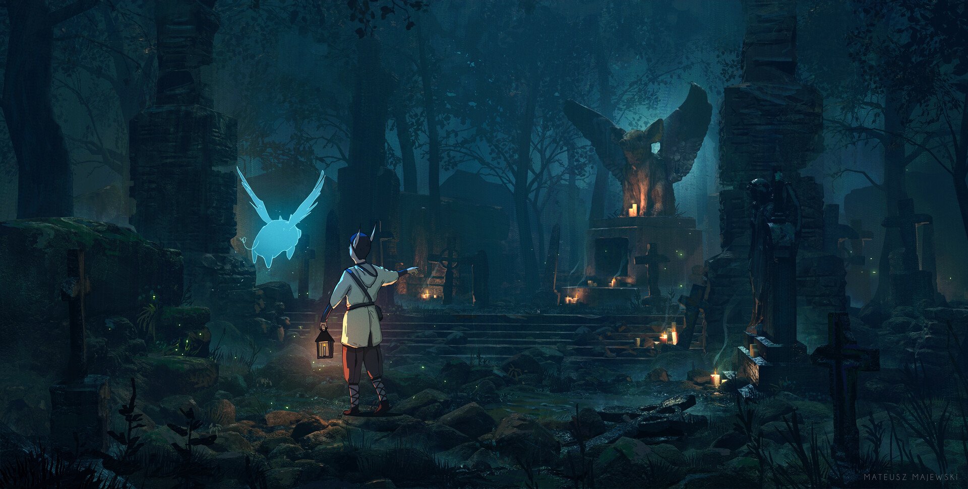 Download Pig Dark Cemetery Art