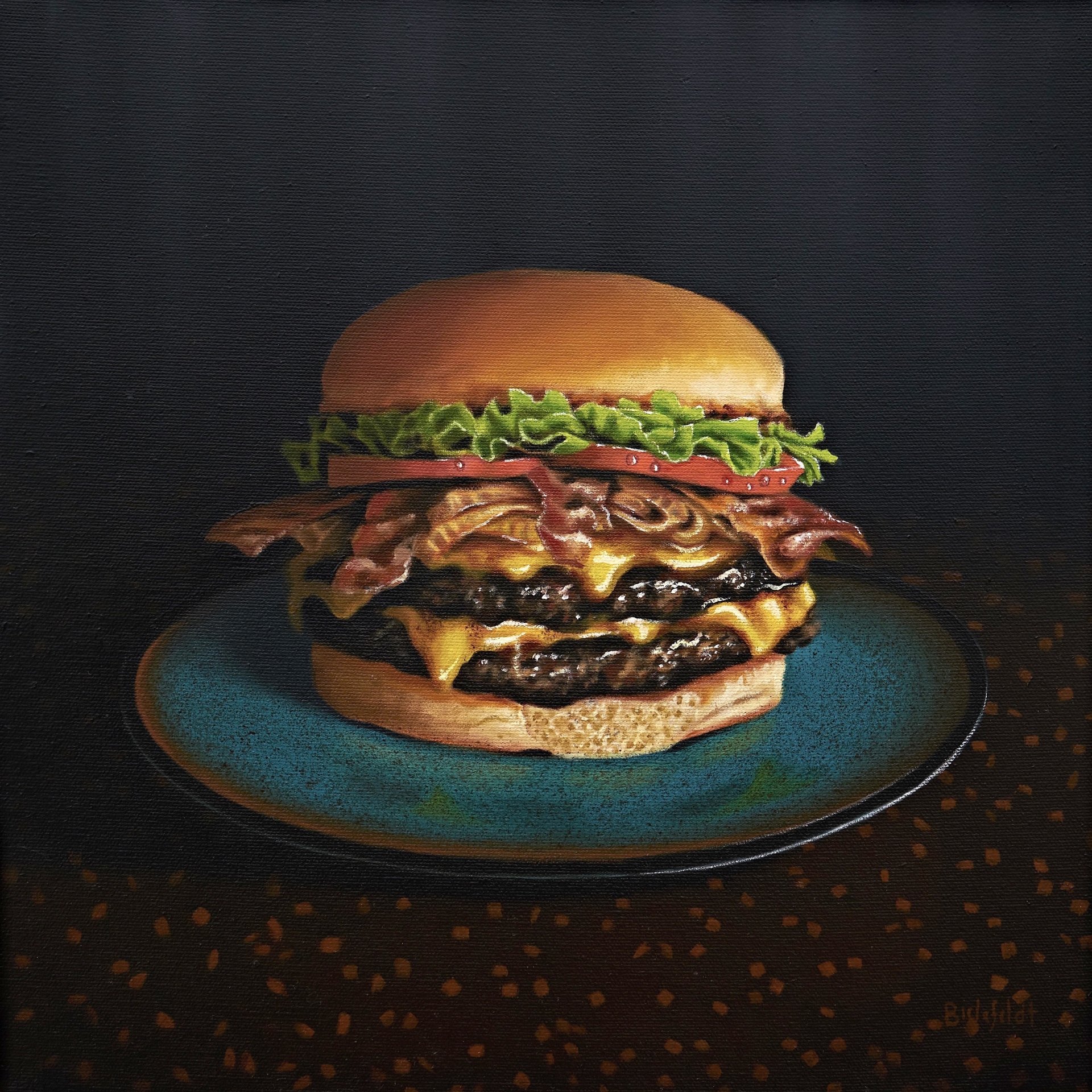 Bacon Cheeseburger Art ID 130916