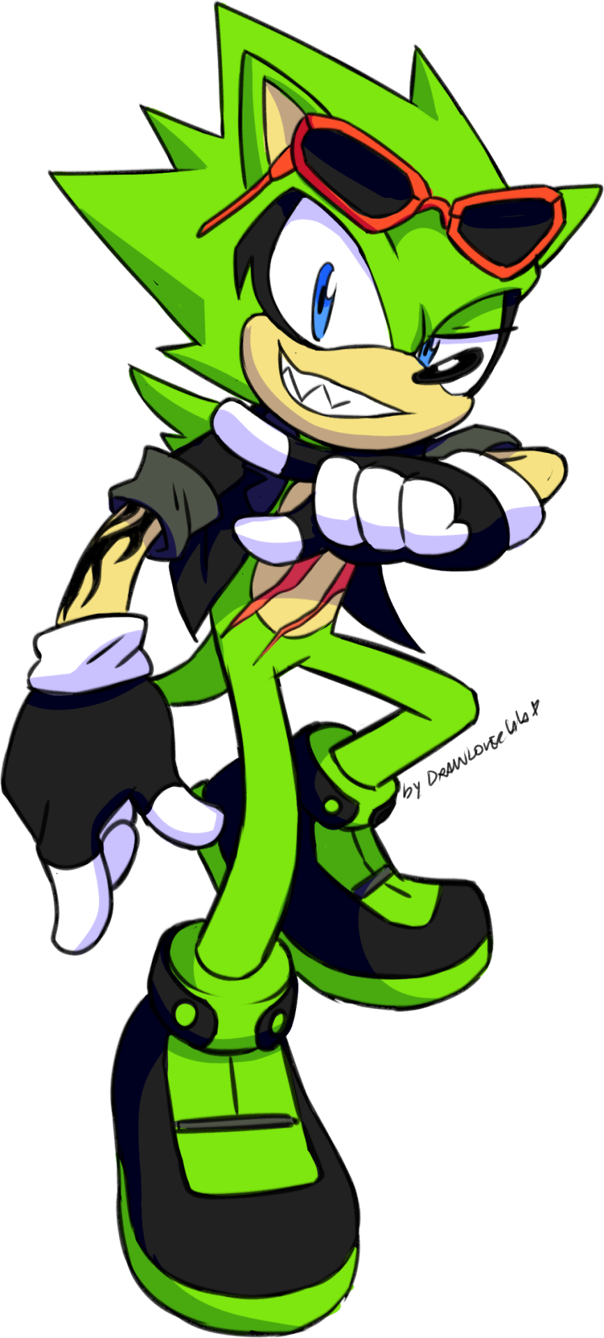 Download Smile Glasses Scourge The Hedgehog Comic Sonic The Hedgehog Art