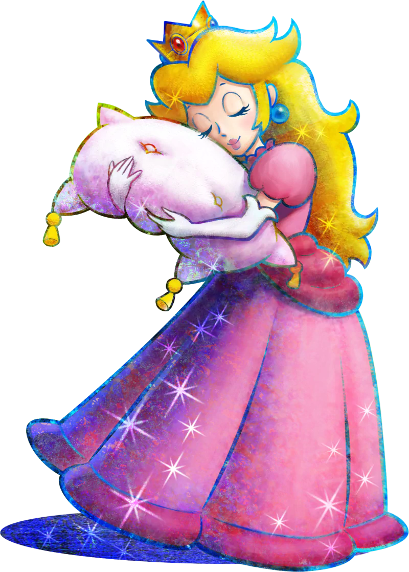Princess Peach video game Mario & Luigi: Dream Team Image