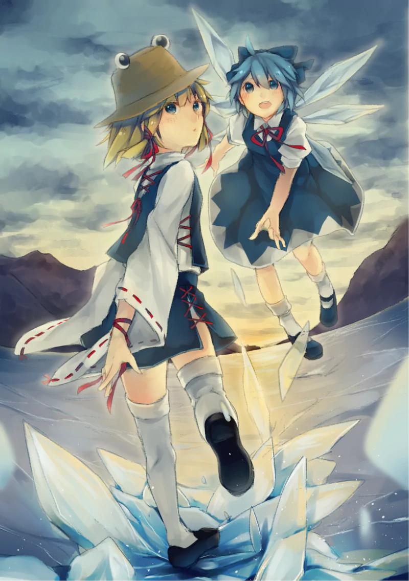 Cirno (Touhou) Suwako Moriya Anime Touhou Image