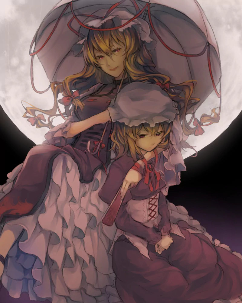 Maribel Hearn Yukari Yakumo Anime Touhou Image