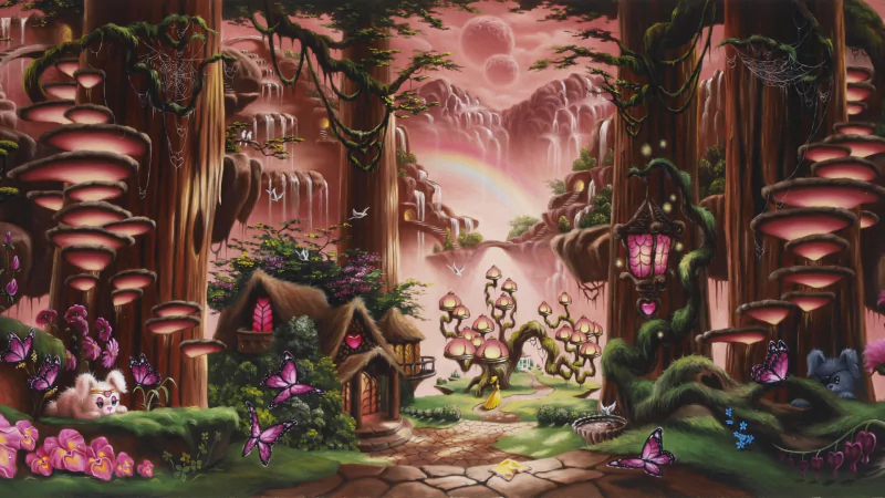  Fairy Cottage in the Woods by Christopher Pollari