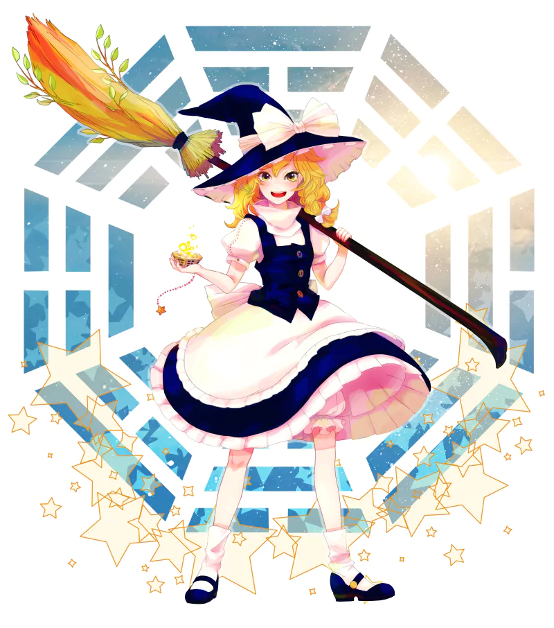 Marisa Kirisame Anime Touhou Image