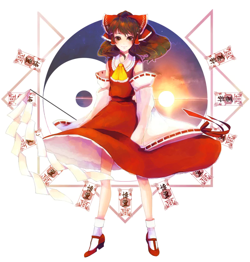 Reimu Hakurei Anime Touhou Image