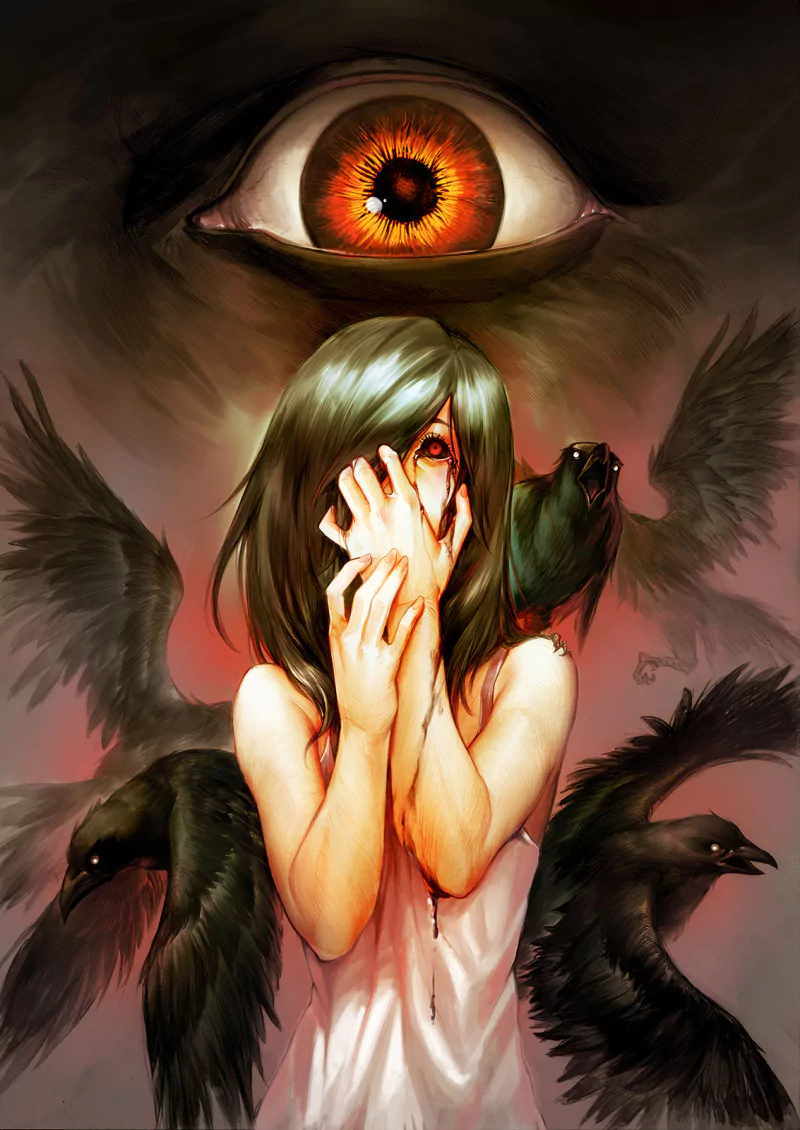eye crow Anime Anime Eyes Image