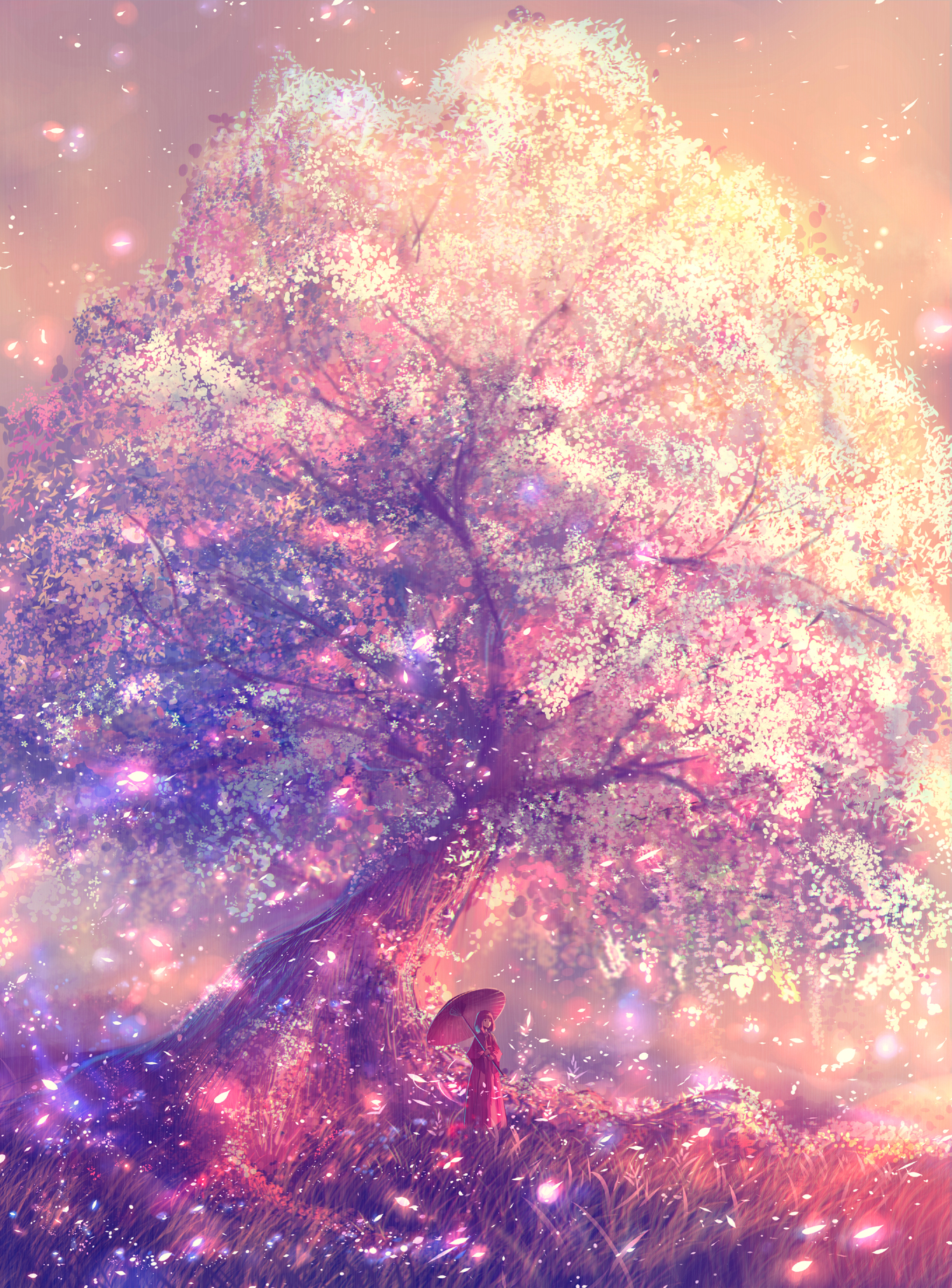 Anime Tree Art by 防人
