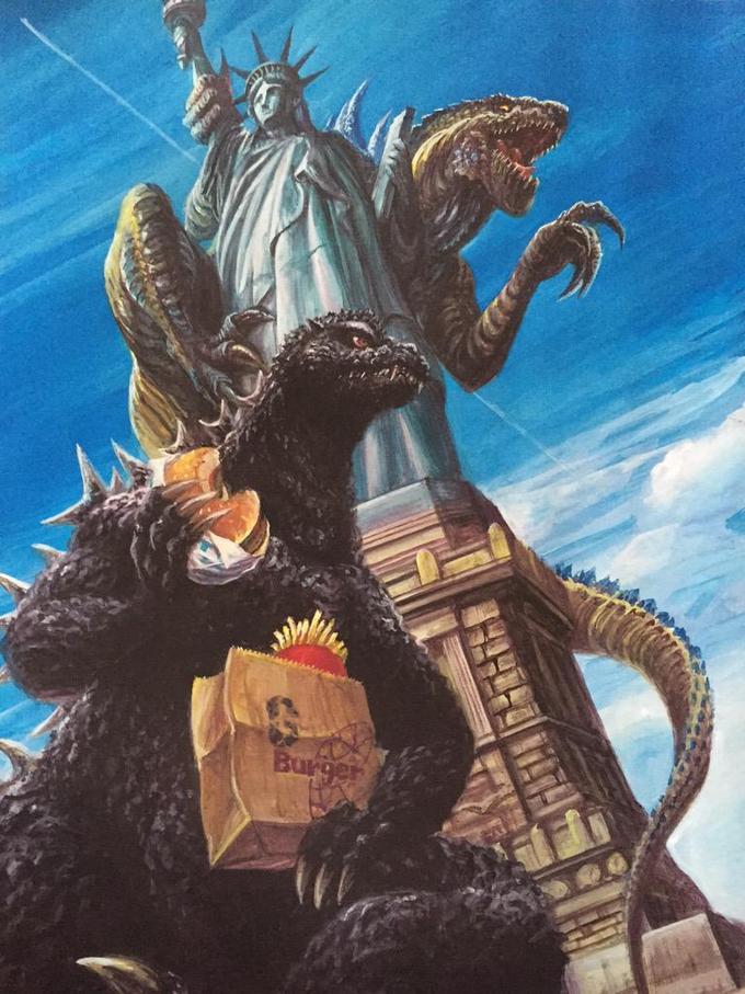 Godzilla Art