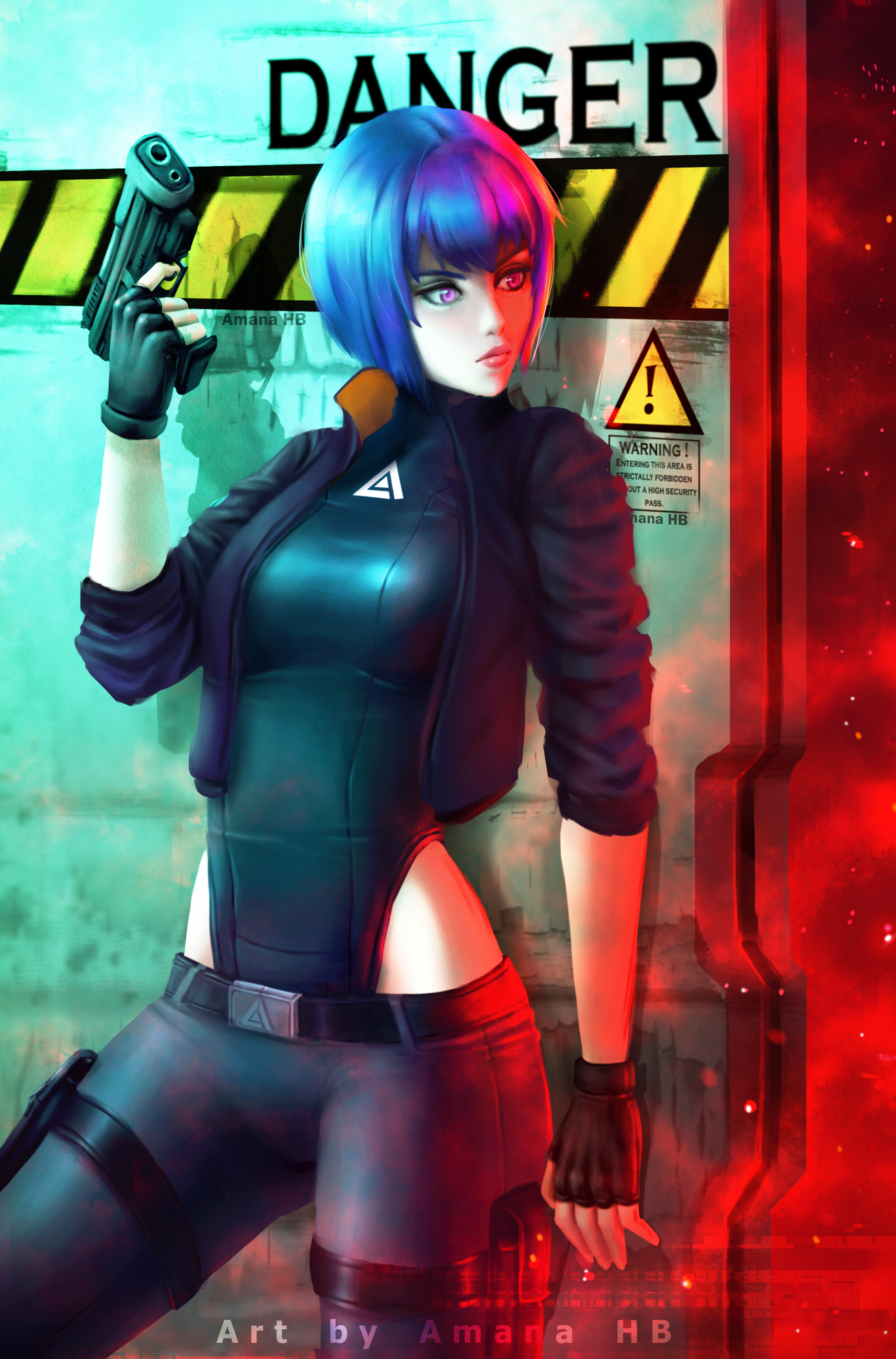 Ghost in the shell SAC_2045 (jacket version2) by Amana_HB