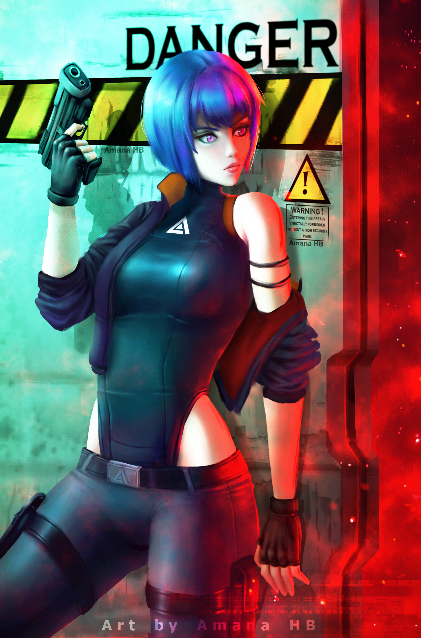 ghost in the shell sac_2045 (jacket version1) by Amana_HB