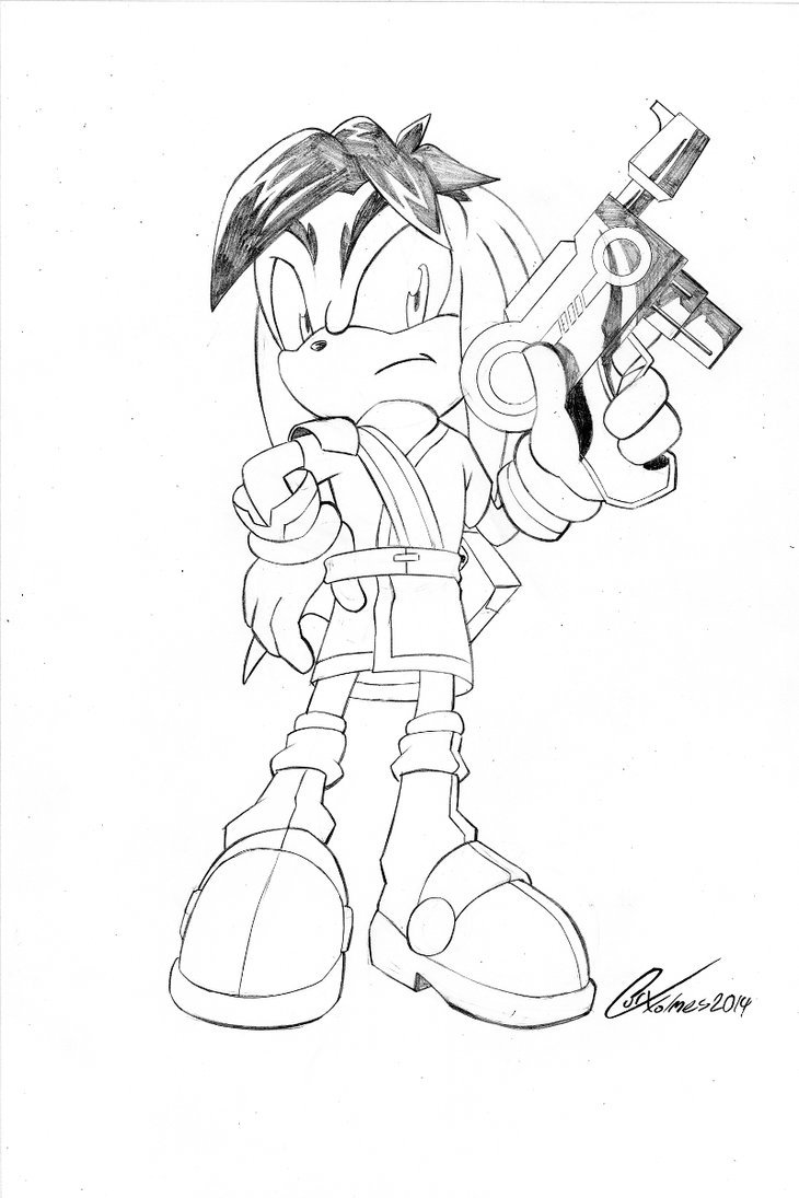 Download Remington The Echidna Comic Sonic The Hedgehog Art