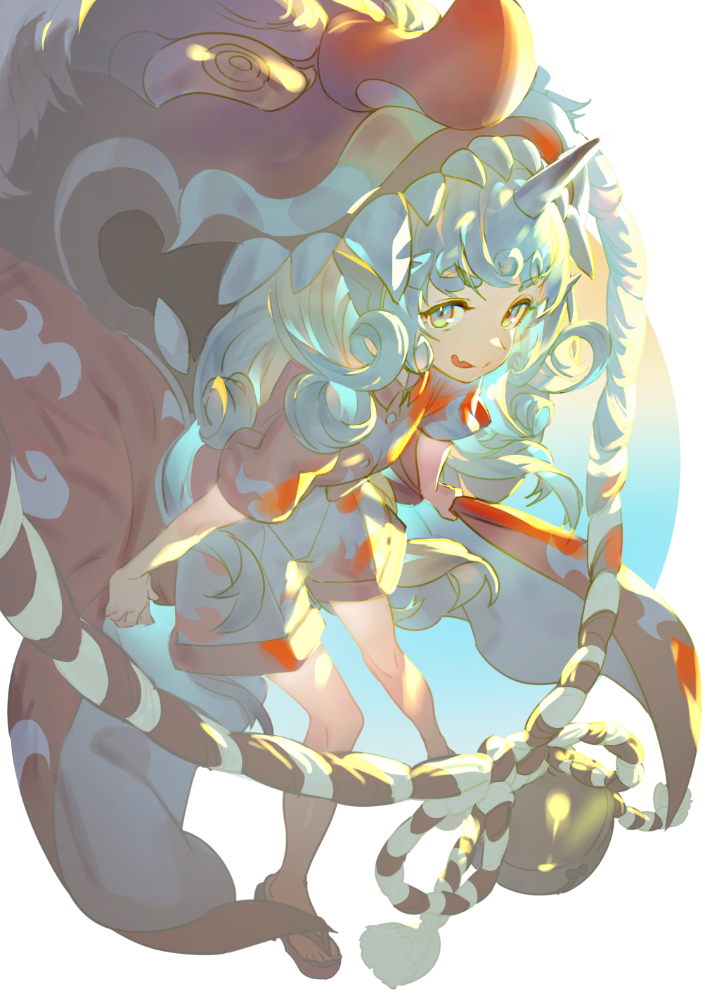 Download Aunn Komano Anime Touhou Art