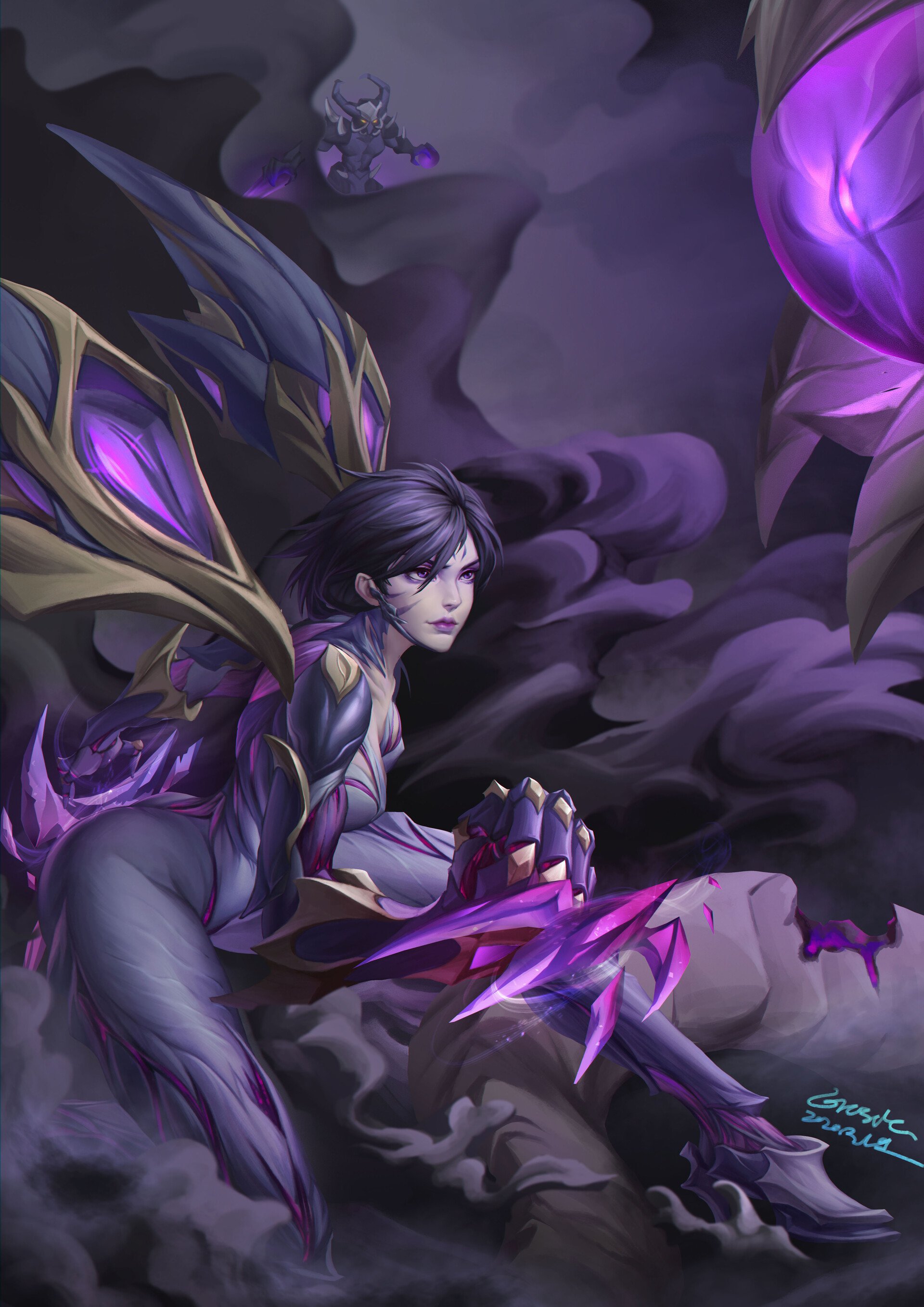 Download Kai'Sa (League Of Legends) Video Game League Of Legends Art