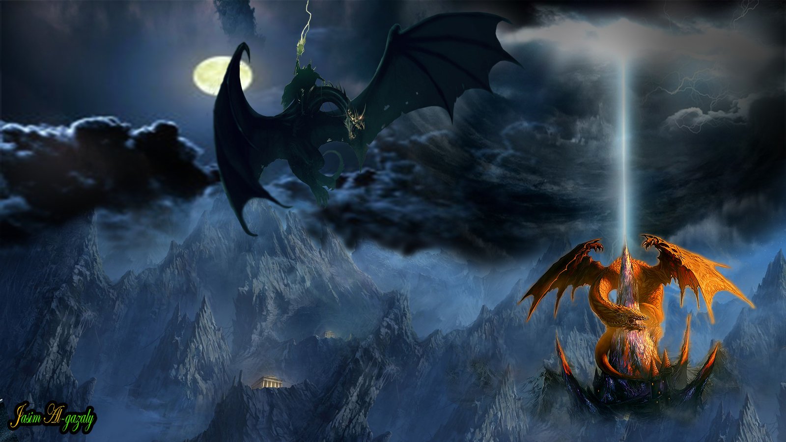 Fight dragons by ALGAZALY