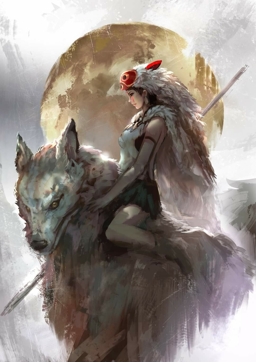 Download Princess Mononoke Anime Art