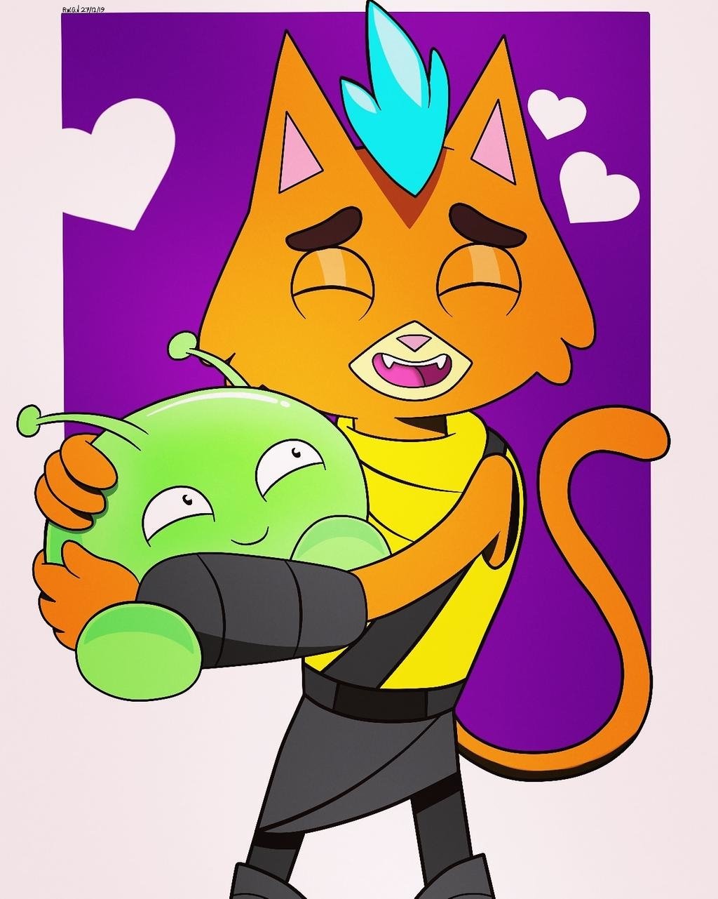Download Cute Mooncake (Final Space) Little Cato (Final Space) TV Show Final Space Art