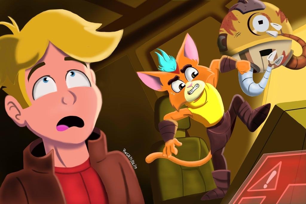 Download KVN (Final Space) Gary Goodspeed Little Cato (Final Space) TV Show Final Space Art