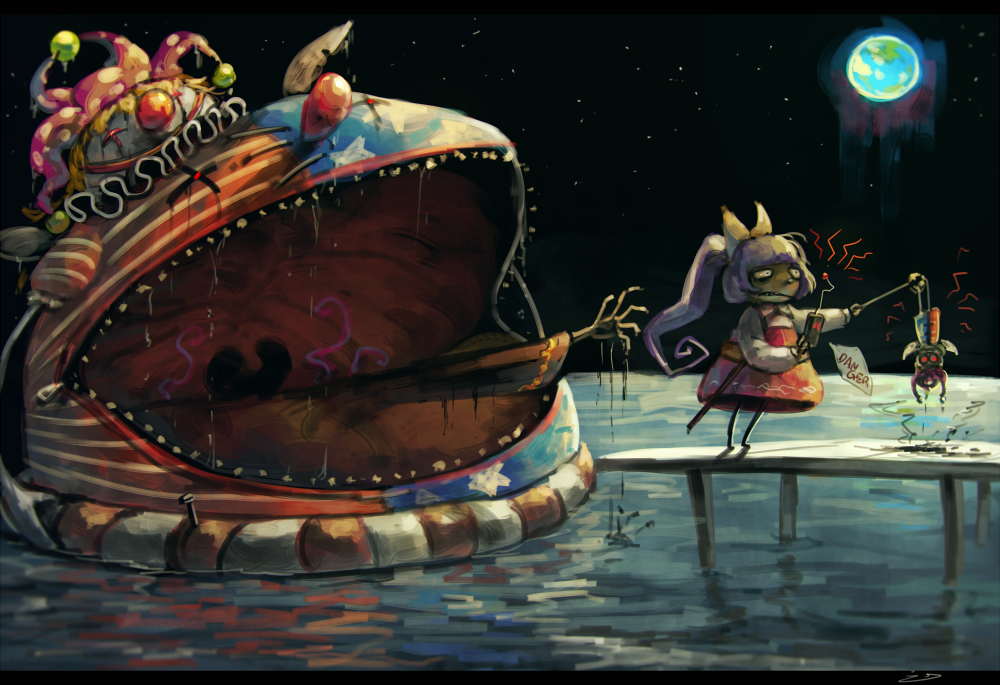 Download Watatsuki No Yorihime Clownpiece (Touhou) Junko (Touhou) Anime Touhou Art