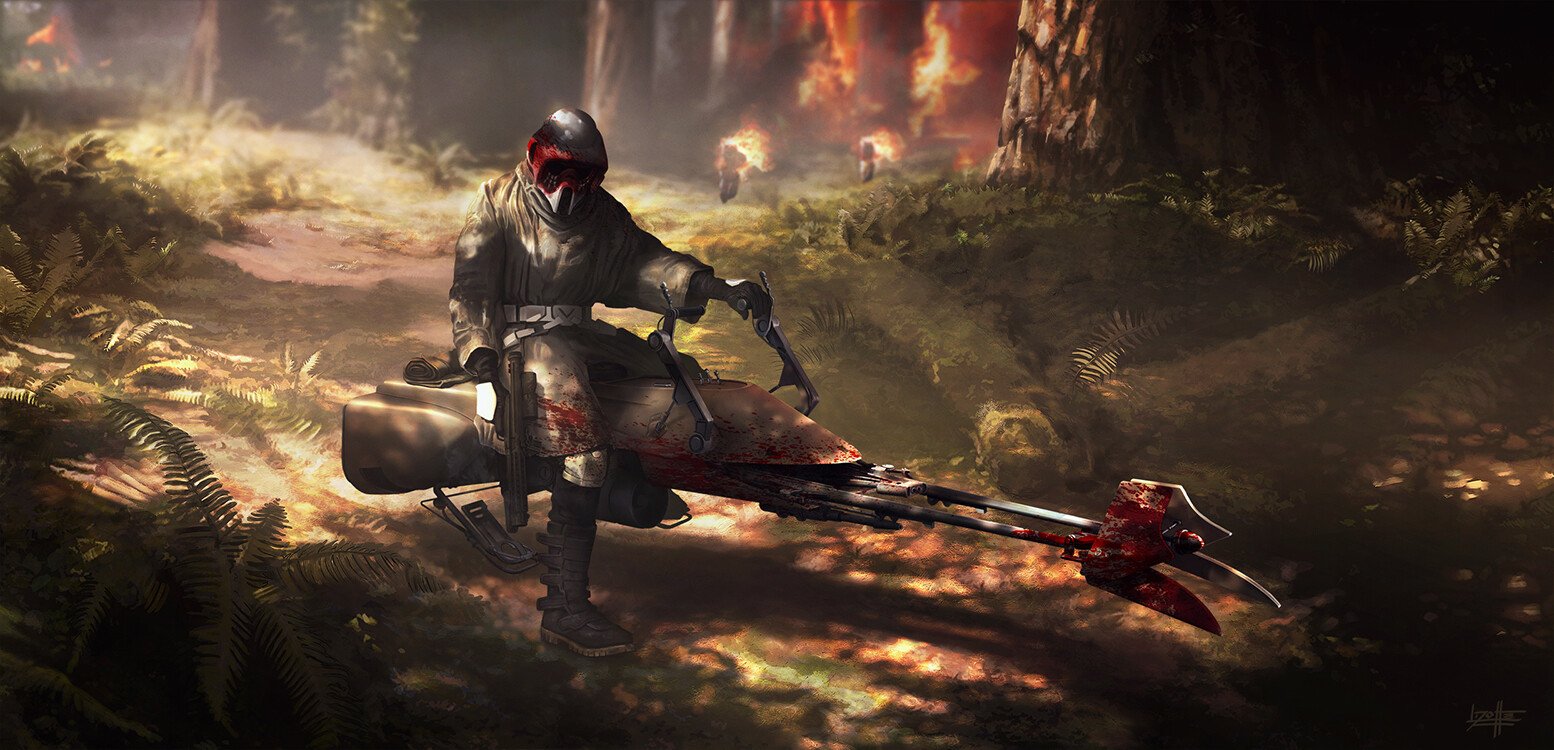 Download Scout Trooper Sci Fi Star Wars Art