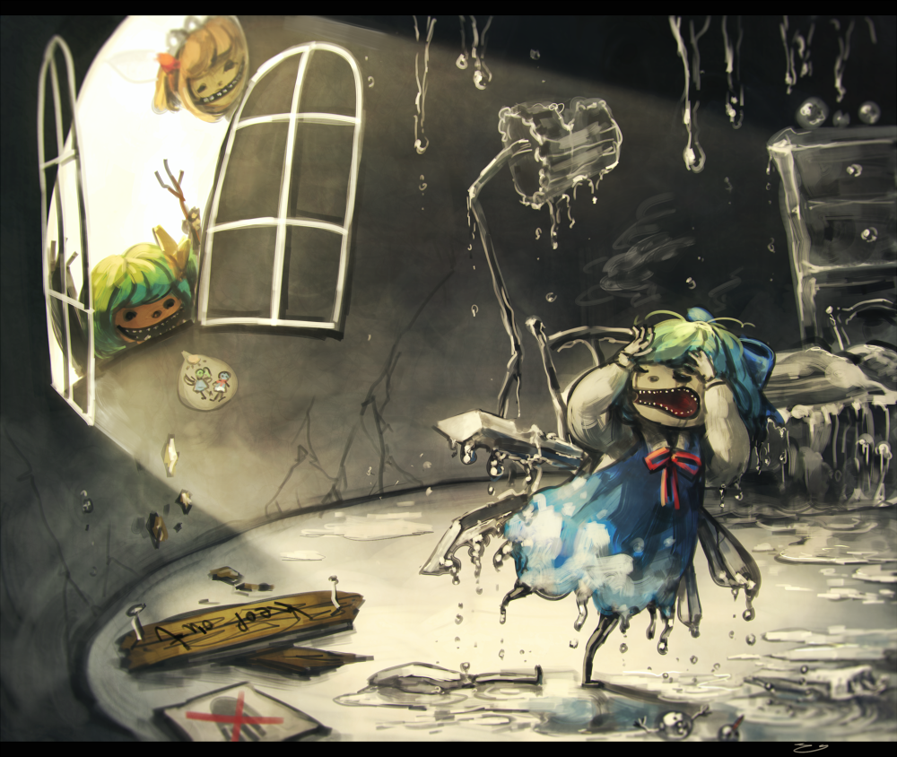 Download Sunny Milk Daiyousei (Touhou) Cirno (Touhou) Anime Touhou Art