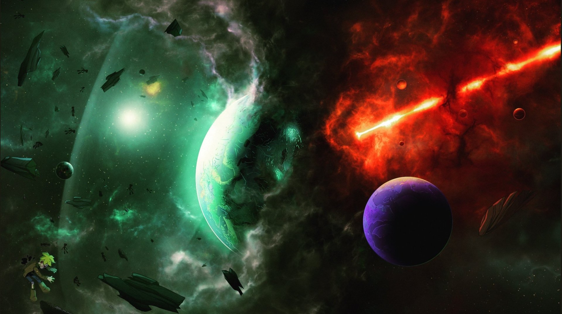 Download Concept Art Space Earth Gary Goodspeed TV Show Final Space Art