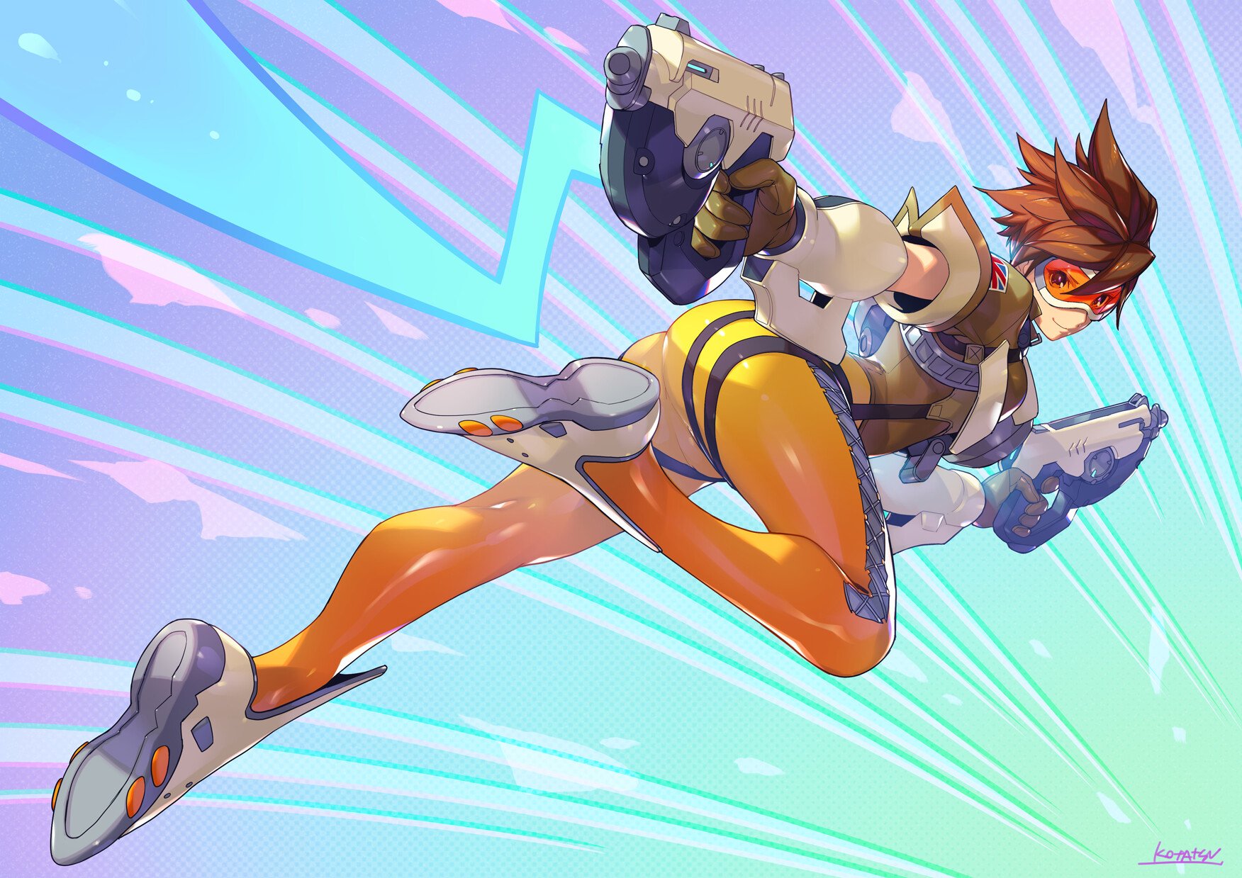 Download Tracer (Overwatch) Video Game Overwatch Art