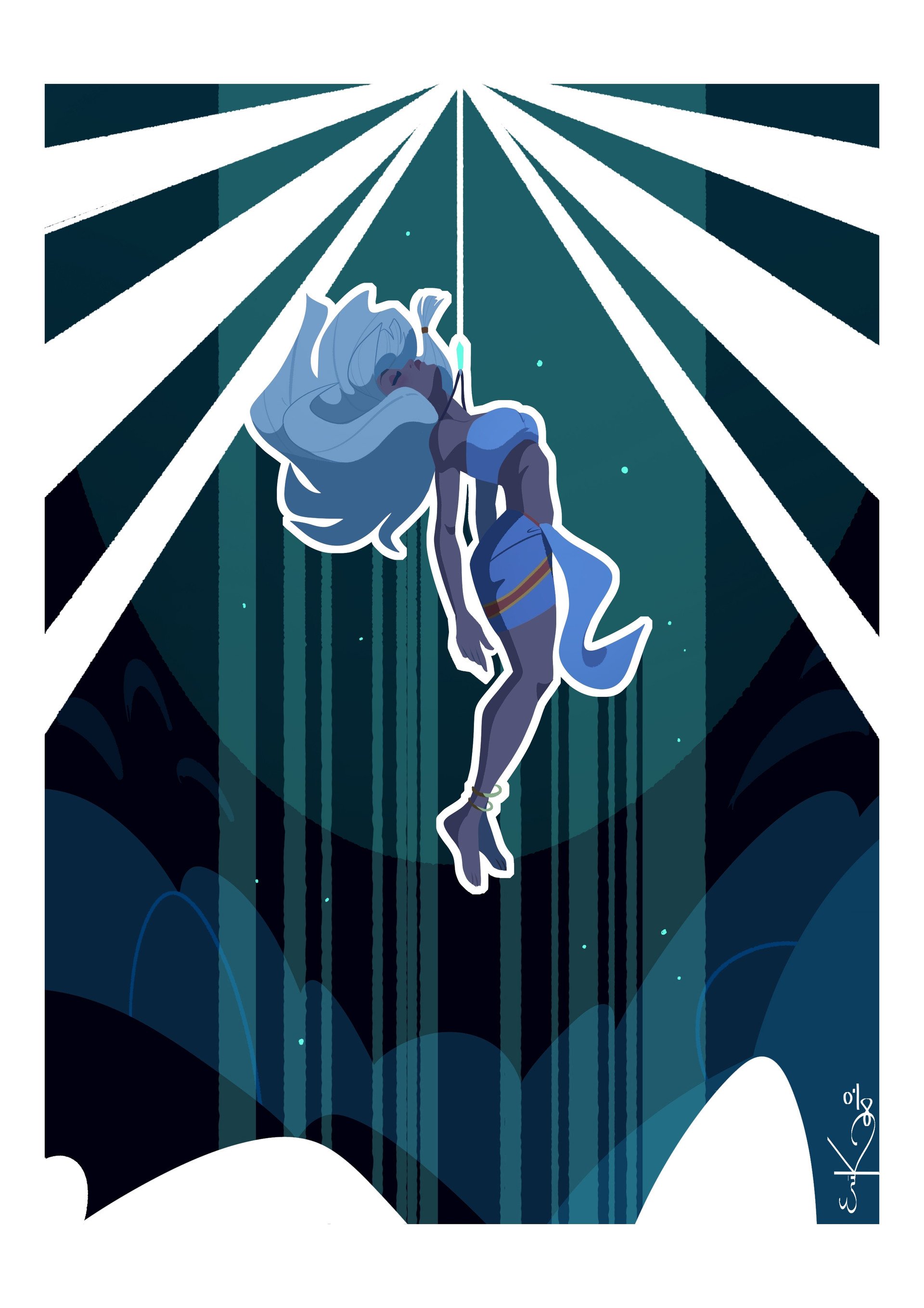 Download White Hair Kida (Atlantis:The Lost Empire) Movie Atlantis: The Lost Empire Art