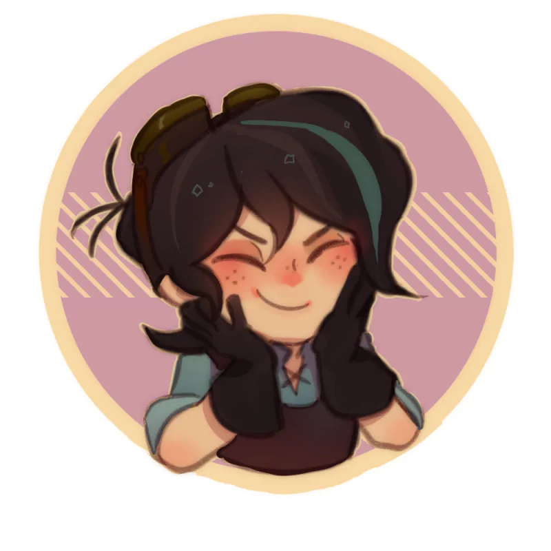 black hair two-toned hair smile goggles cute Tangled Varian (Tangled) TV Show Tangled: The Series Image