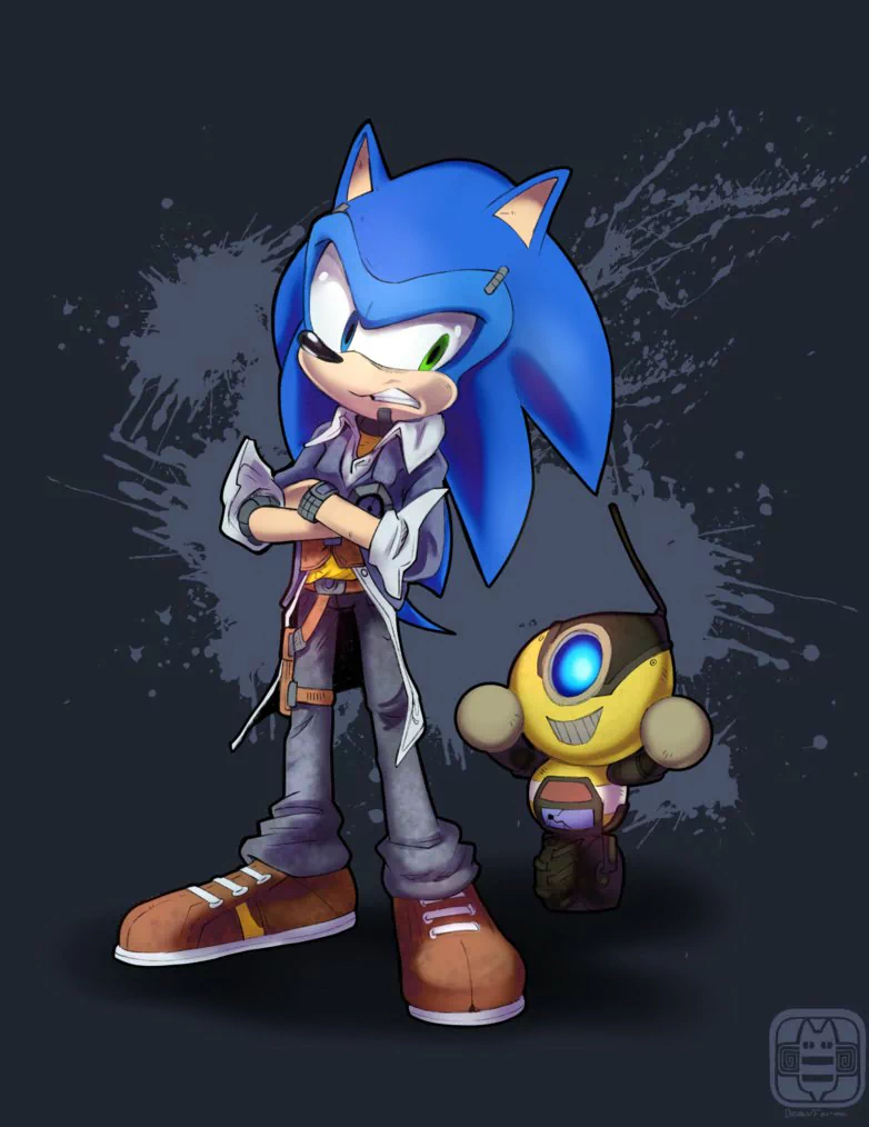 Borderlands Omochao (Sonic the Hedgehog) Sonic the Hedgehog video game crossover Image