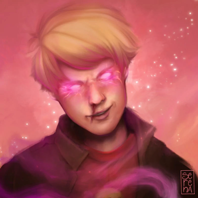 face Invictus (Final Space) blonde smile glowing eyes Gary Goodspeed TV Show Final Space Image