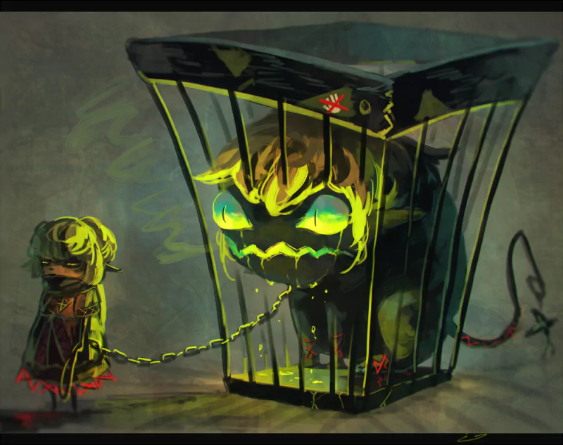  Green-eyed Monster by ことイナリ