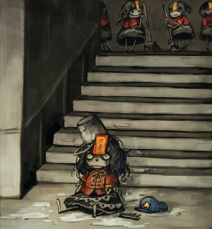  A dummy among jiangshis by ことイナリ