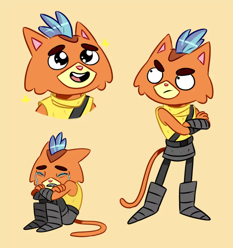 crying angry smile sad Little Cato (Final Space) TV Show Final Space Image