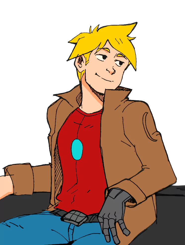 smile jacket blonde Gary Goodspeed TV Show Final Space Image