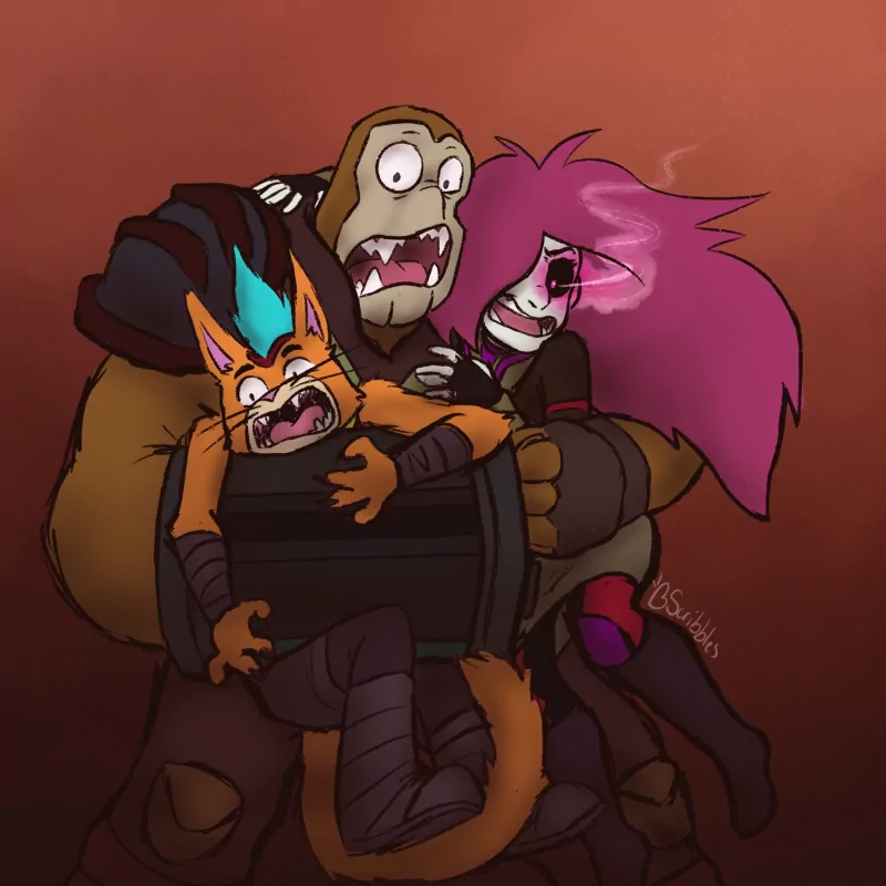 Fox (Final Space) Little Cato (Final Space) Ash Graven TV Show Final Space Image