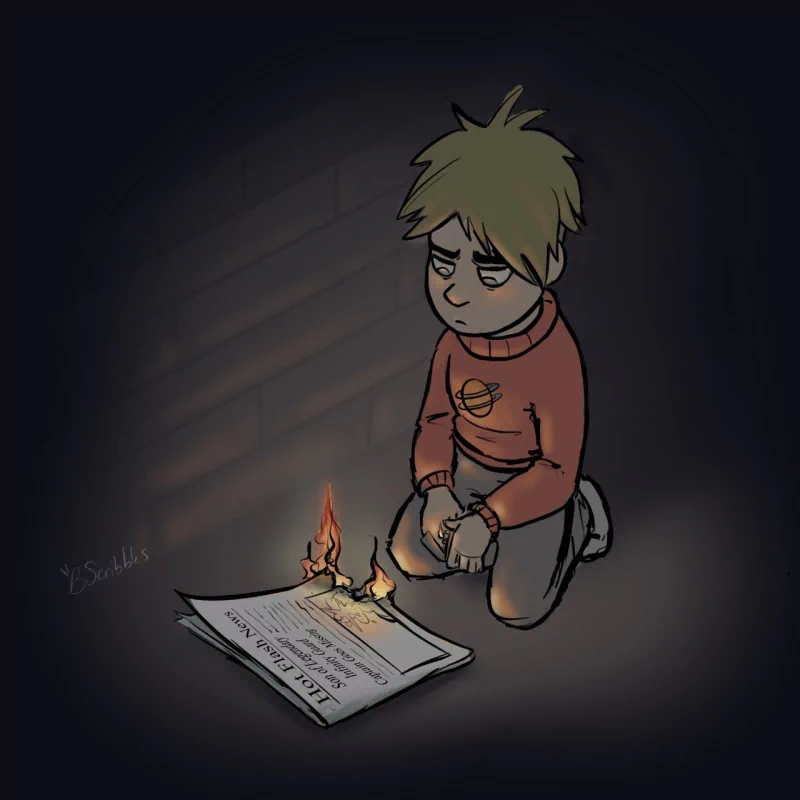 blonde newspaper Gary Goodspeed TV Show Final Space Image