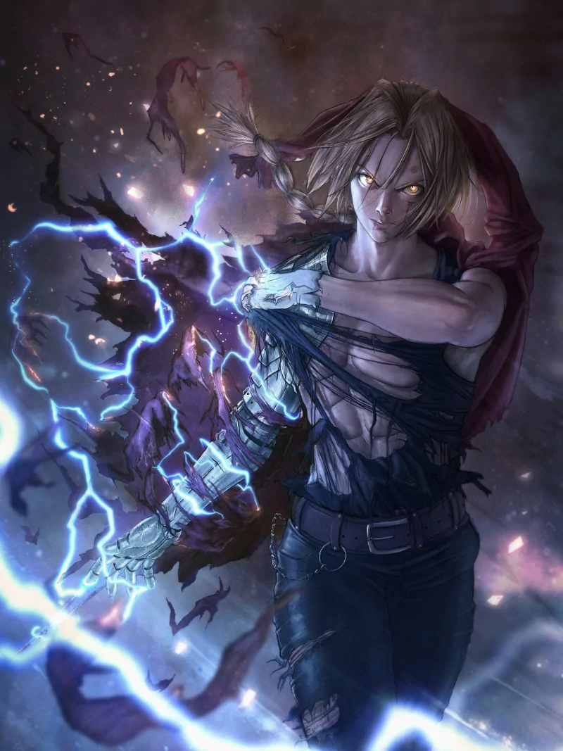 Edward Elric Anime Fullmetal Alchemist Image