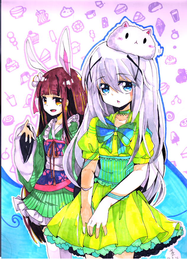 Chino & Chiya by 茶兔