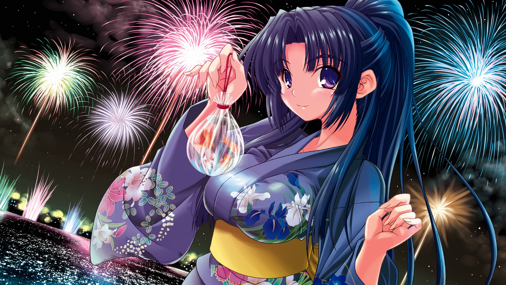 Wallpaper Anime New Year | Bilik Wallpaper
