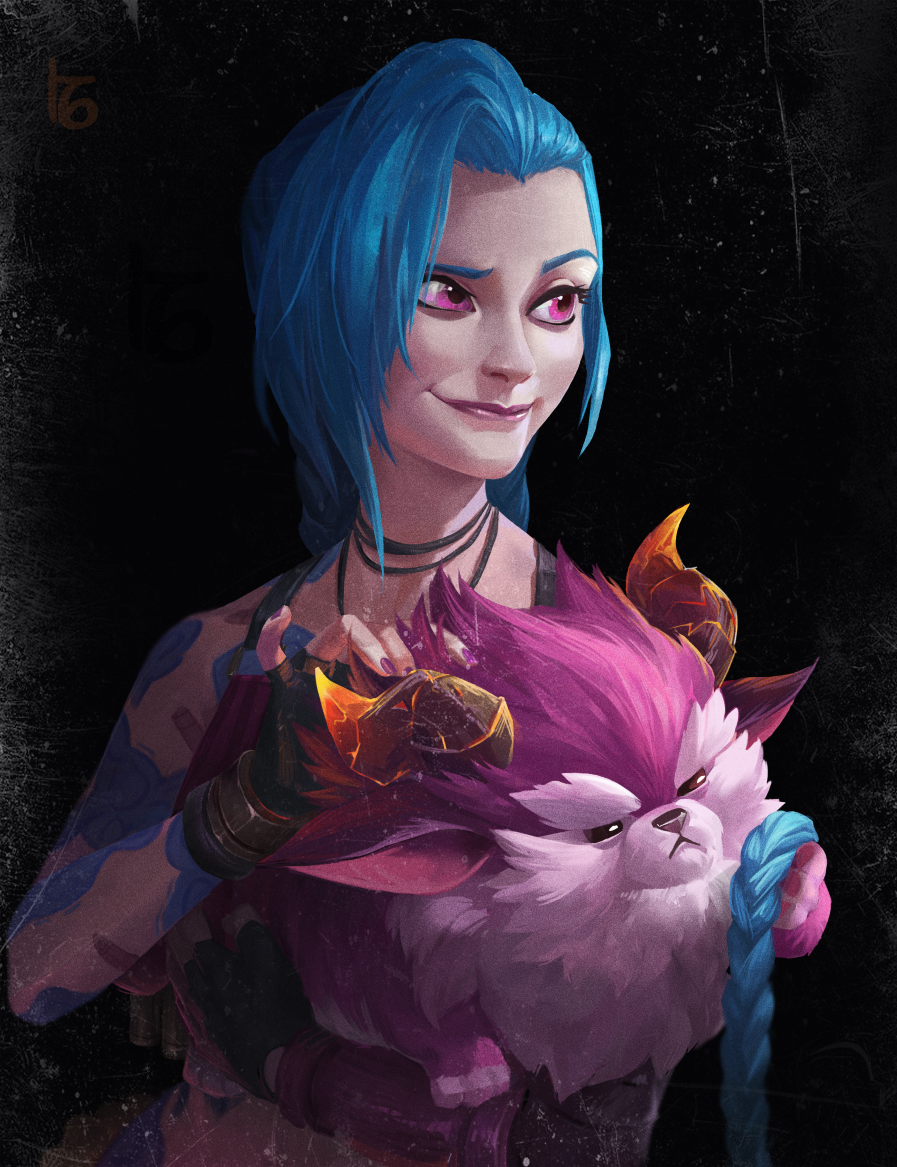 Jinx and Furyhorn by Thu Nguyen