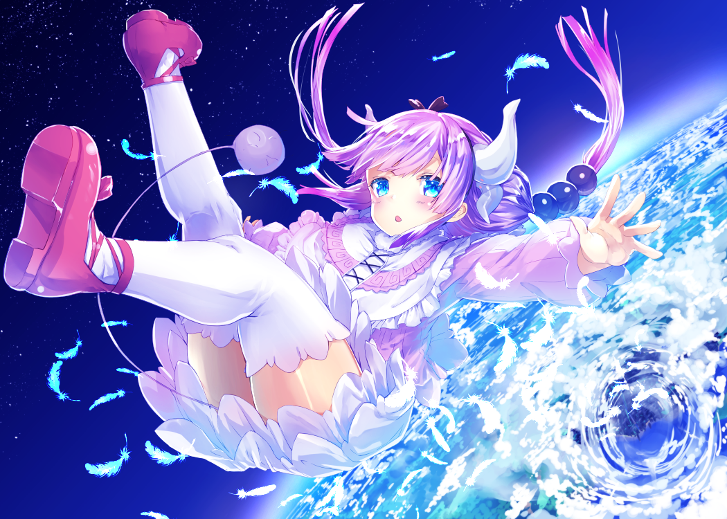 Kanna flying!: Up to the clouds! by 京極燈弥