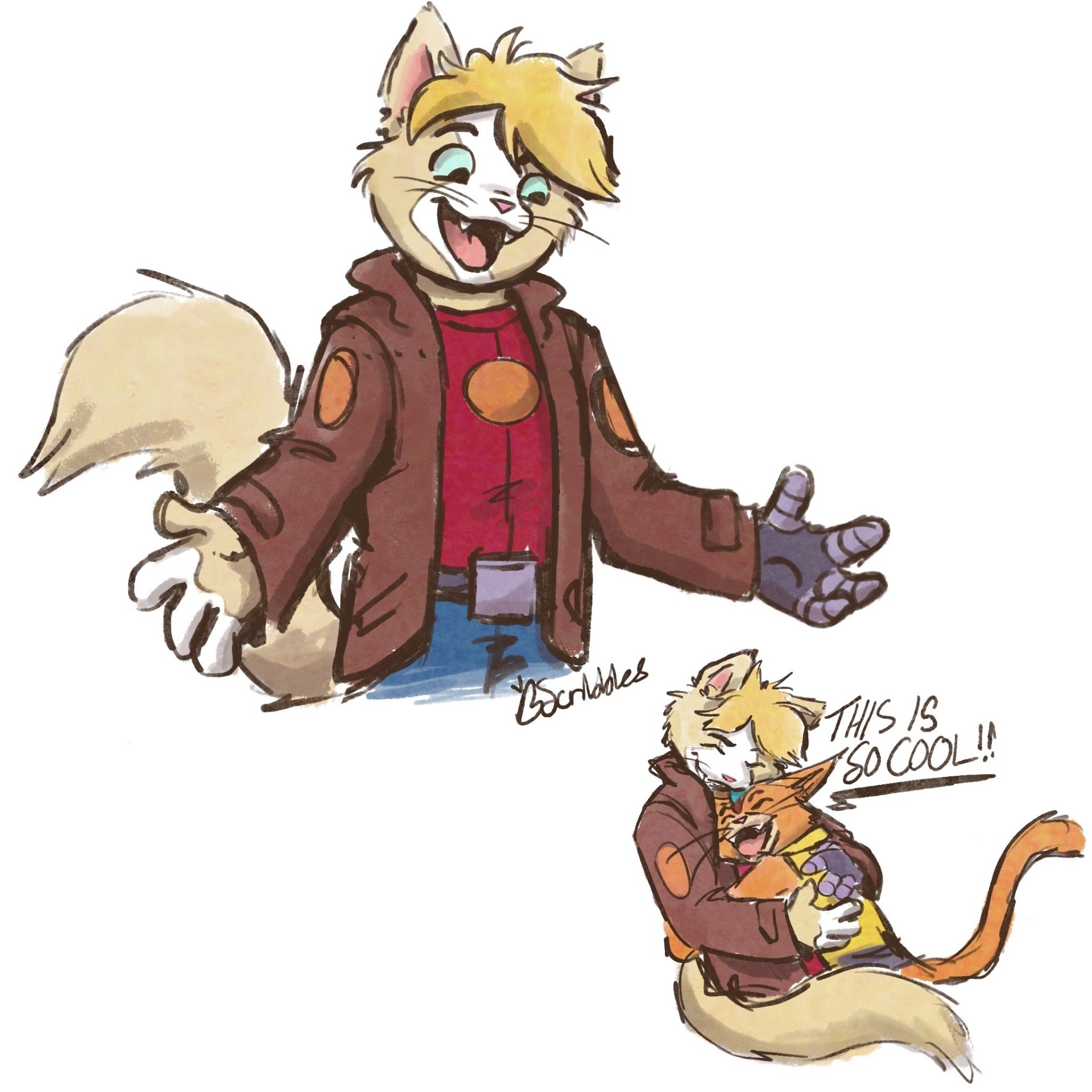 Download Dadspeed (Final Space) Hug Little Cato (Final Space) Gary Goodspeed TV Show Final Space Art