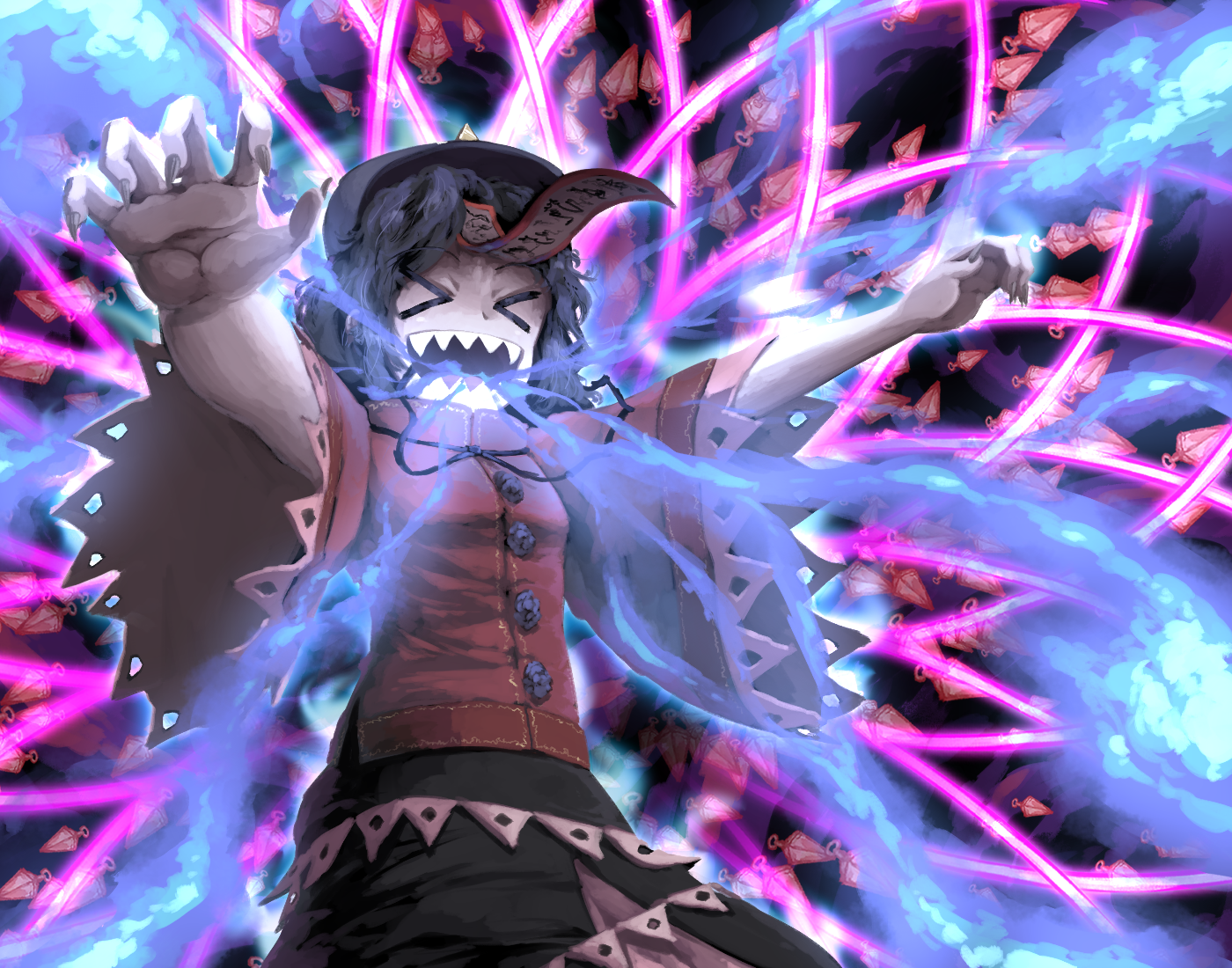 Download Yoshika Miyako Anime Touhou Art