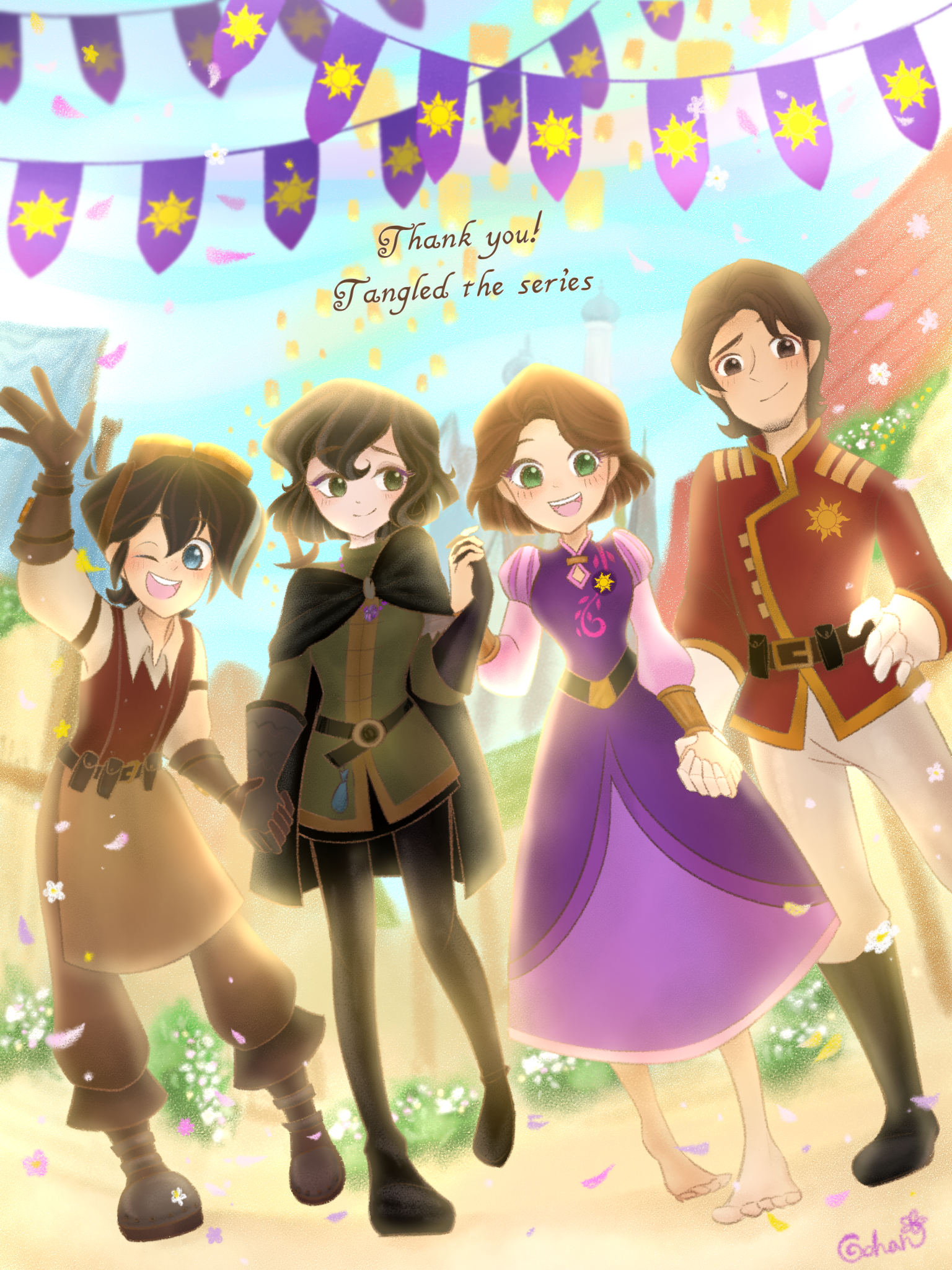 Download Tangled Cassandra (Tangled) Eugene Fitzherbert Varian (Tangled) Rapunzel TV Show Tangled: The Series Art